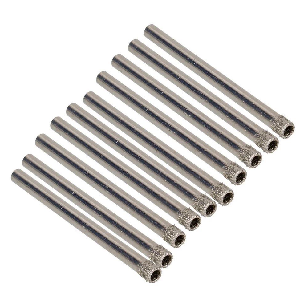 4mm Diamond Coated Hole Saw Drill Glass Driller Tile Driller Marble Granite Pack of 10