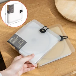 Transparent Color Plastic Disc CD Case DVD Holder Wallet Storage Bag Organizer Cover Bag Box CD DVD Album Box Cases With Buckle