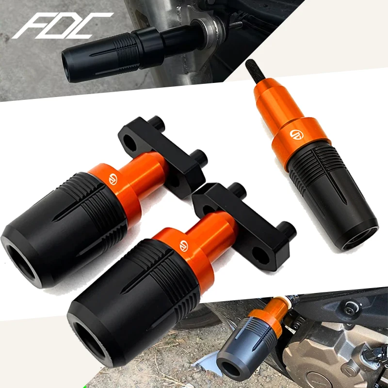 

For KTM Duke390 Duke 390 125 250 RC 390 RC390 Motorcycle Frame Sliders Crash Pad Falling Protection Exhaust Slider