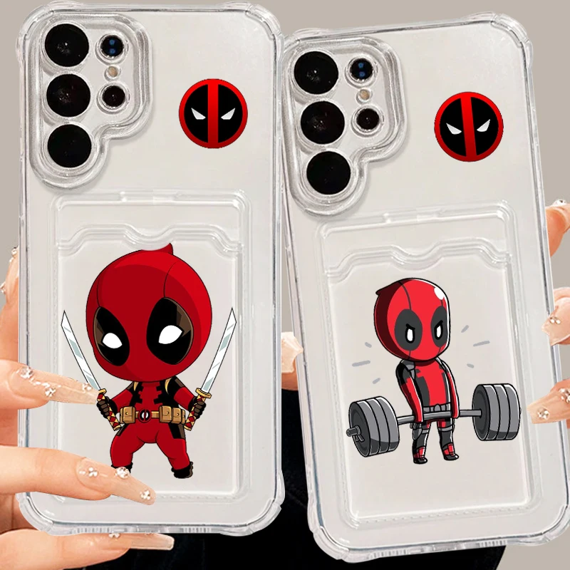 Cool Wade Winston Wilson Art For Samsung A73 A72 A54 A71 A52 A53 A32 A22 A14 A13 A23 5G Photo Card Bag Transparent Soft