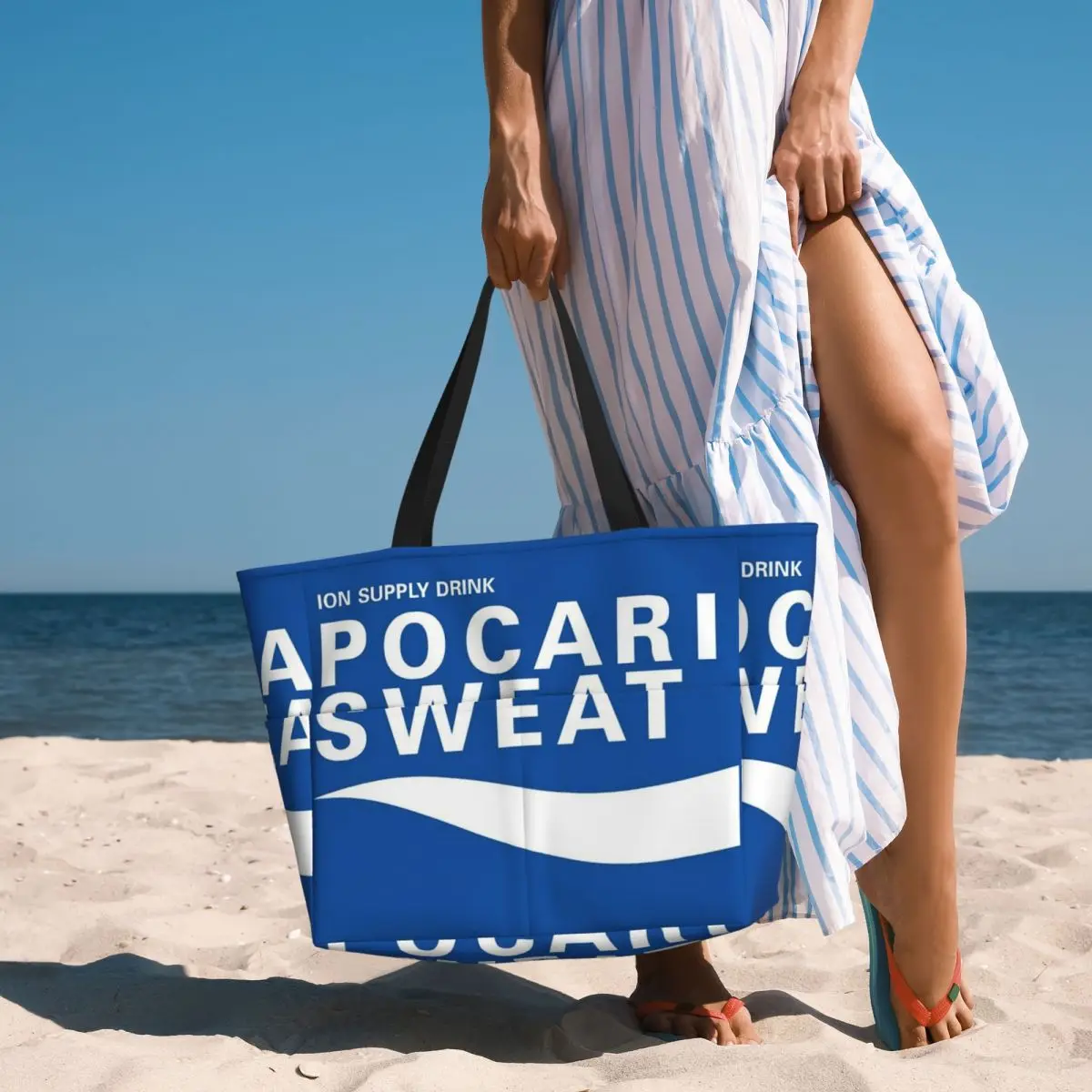 

Just Some Pocari Sweat Merch Beach Tote Bag Sport Gym Yoga Duffle Large Tote Bag Women Travel Bag Fitness bag