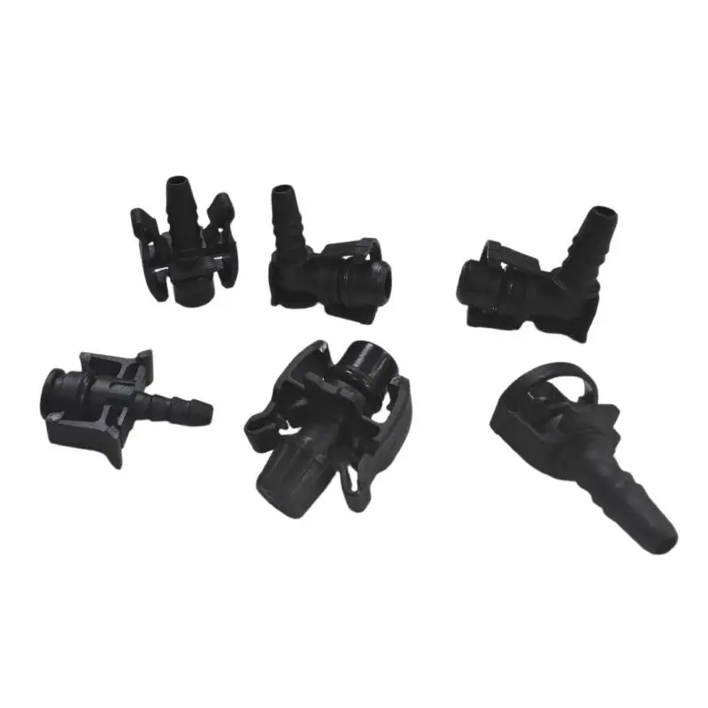 1/5pcs Quick Connector Car Expansion Water Tank Water Hose Straight Connect Connector ABS For C1B18C362AA Car Accessory