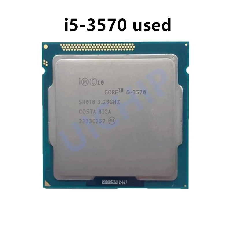 100% Original  Core i5-3570 i5 3570 3.4 GHz Used Quad-Core CPU Processor 6M 77W LGA 1155