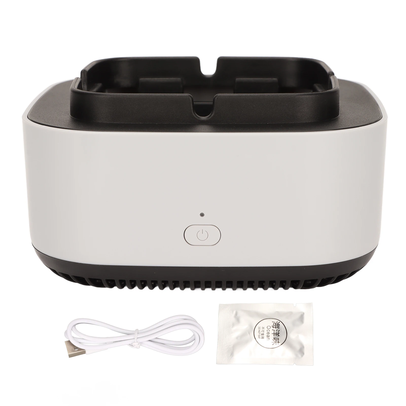 

Negative Ion Small Aromatherapy Air Purifier USB Charging Activated Carbon Filter Portable Ashtray Purifier for Hotel for Car