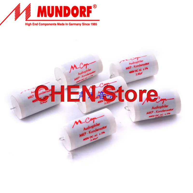 

2 шт./лот, Германия, Mundorf Mcap 400V 1UF 2.2UF 3.3UF 3.9UF 4.7UF 5.6UF 6.8UF 8.2UF, пленочный конденсатор Audiophiler MKP, бесплатная доставка