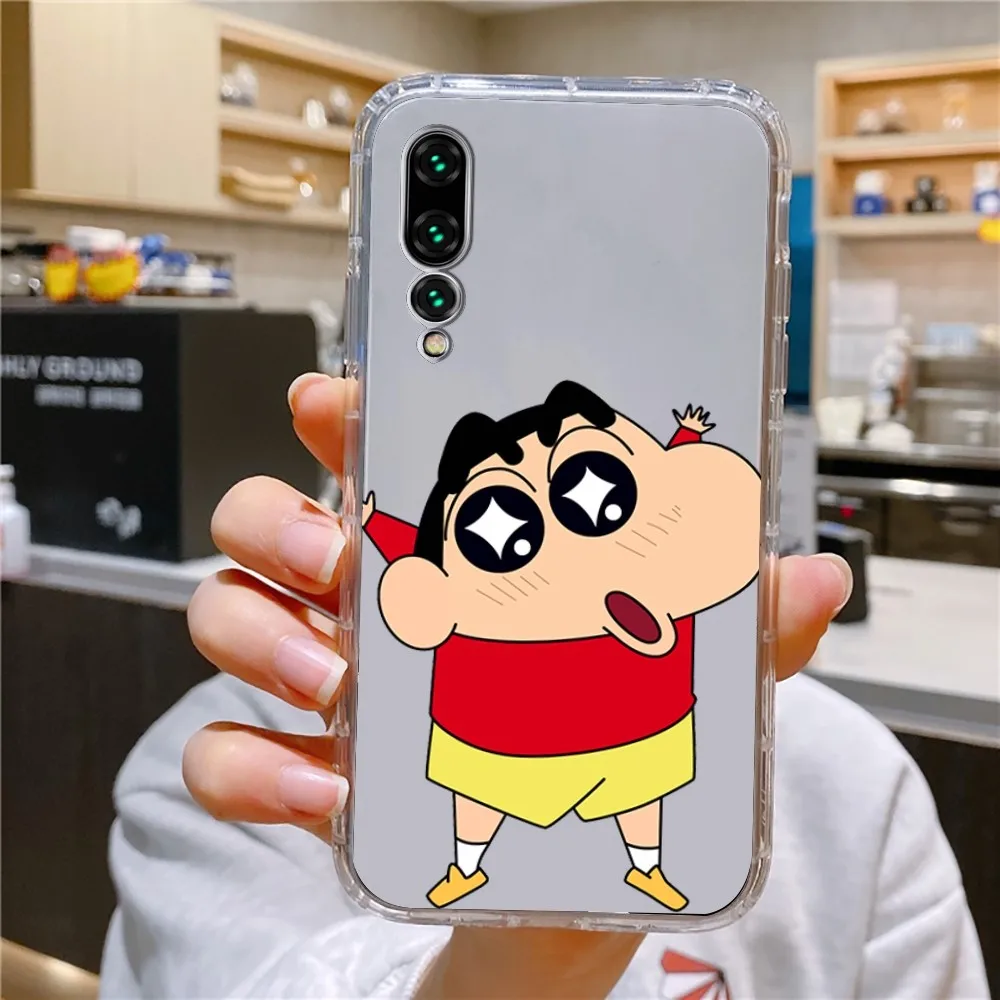 Cute Cartoon C-Crayon S-Shinchan Phone Case For Xiaomi 11 Redmi Note 11 5G 8T 9A 9 10T Note8Pro Note9 12SUltra Transparent Case