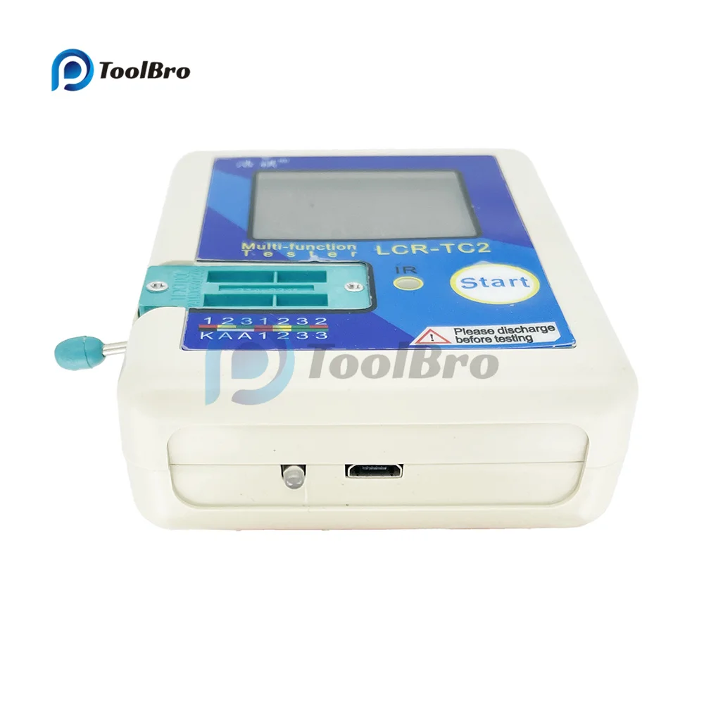 Imagem -06 - Multifuncional Diode Triode Capacitância Medidor Atualizado de Alta Precisão Esr Tft Backlight Transistor Tester Lcr Lcr-tc2