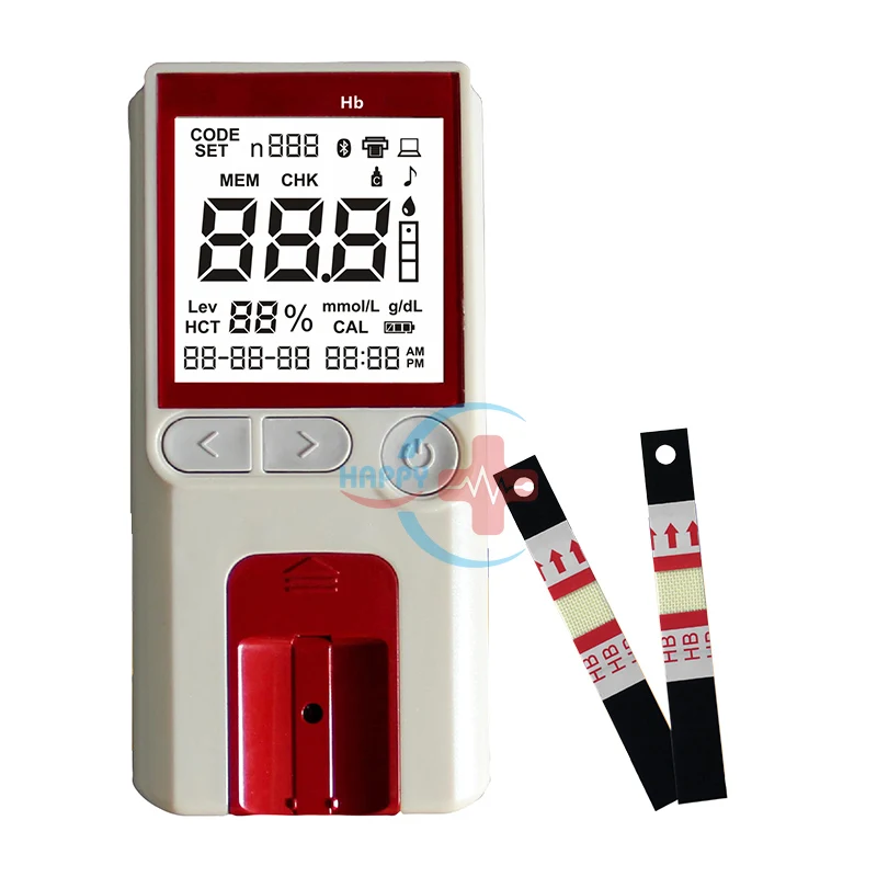 HC-B023G hemoglobin test strips HB Hemoglobin Testing System machine