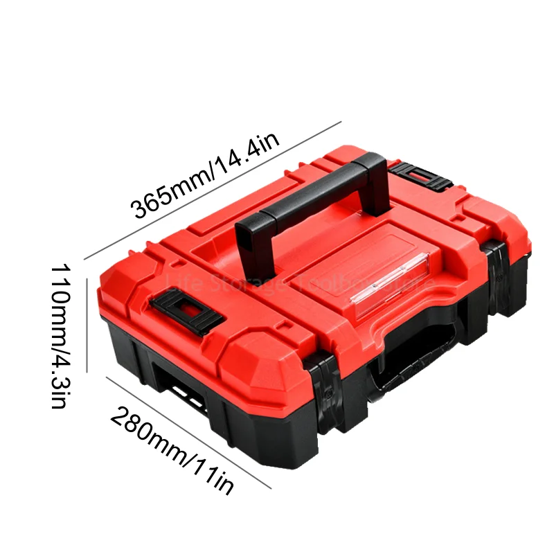 Protable Stacked Toolbox Large Hard Plastic Case Plastic Hard Case Tool Box Organizer Screwdriver Tool Storage Box Tool Case