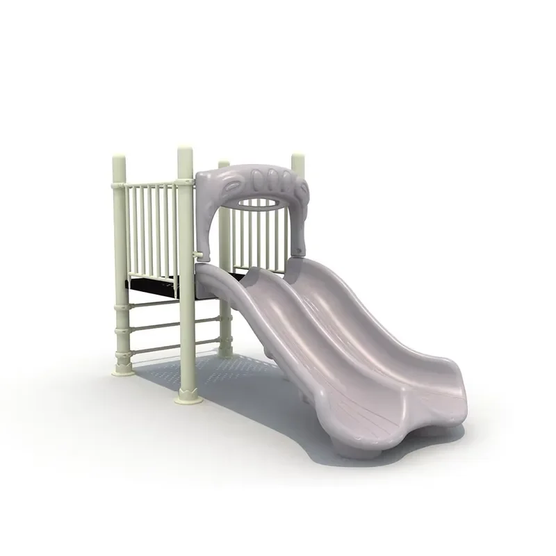 Commercial high-quality factory custom modern design customizable children's slides outdoor plastic playground equipment
