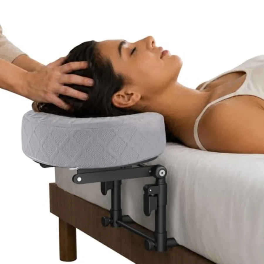 

Massage Headrest for Bed, Height Adjustable Massage Face Cradle At Home, Bed Massage Spa Head Holder with Soft 5s Slow Rebound
