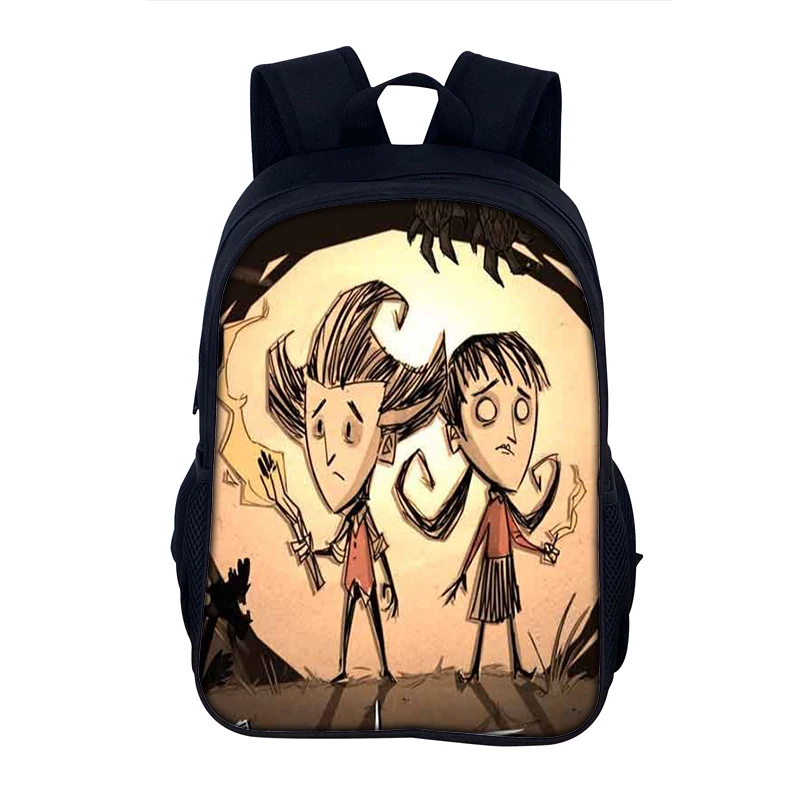 Don't Starve School Backpack,Cartoon Child School Bags for Boys Girls,Durable & Light Weight Bags for Student