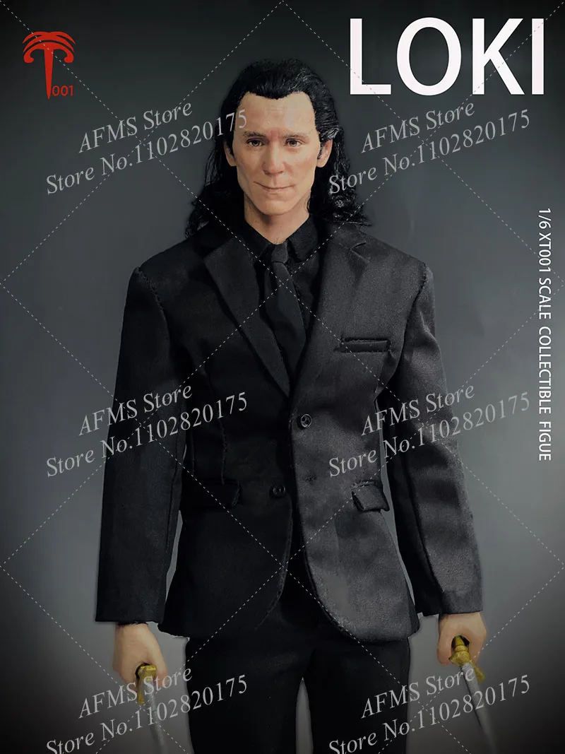XT001 Figurka kolekcjonerska w skali 1/6 Tom Hiddleston Loki Zły Bóg Mitologii Nordyckiej 30 cm Figurka Akcji Żołnierza