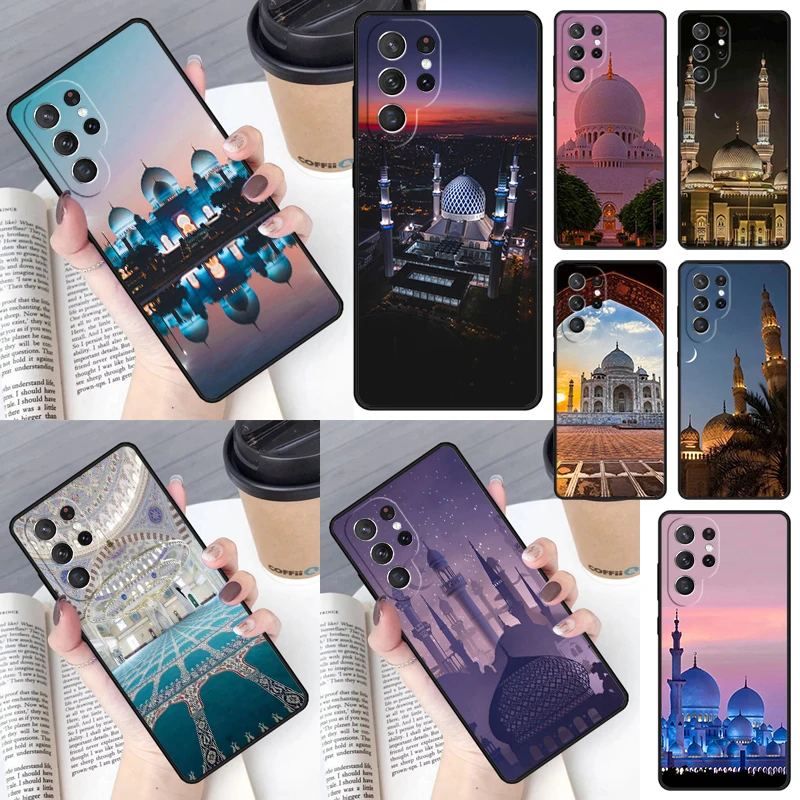 Muslim Mosque Cover For Samsung Galaxy S23 Ultra S22 S20 S21 FE S8 S9 S10 Plus Note 10 20 Ultra phone Case