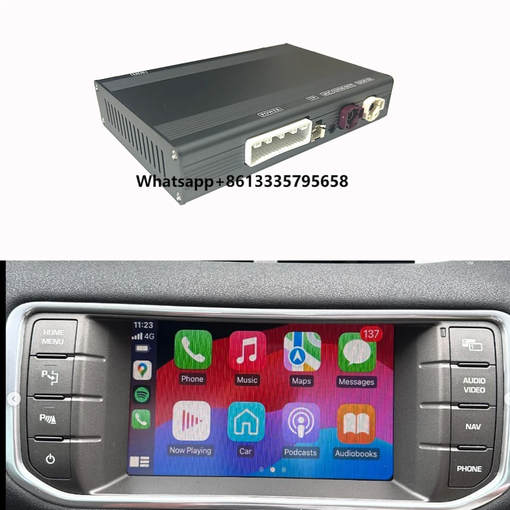 

Android Auto for Land Rover Jaguar XF Range Rover Evoque Discovery USB Navigation DSP Car Play Wireless Carplay