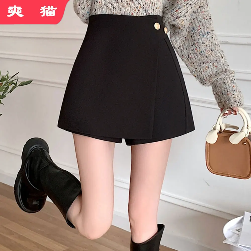 

High Waist Sexy Shorts Women Summer 2024 Trend Skirt Shorts Ladies Black New Casual Business Women Skirt Pant Woman Clothing