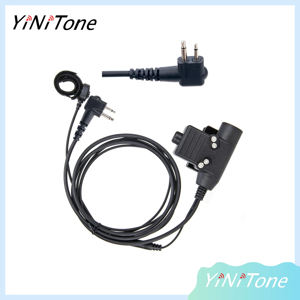 

High Strength radio U94 PTT Finger Microphone Adapter for MOTOROLA GP88 GP300 GP3688 DEP450 EP450