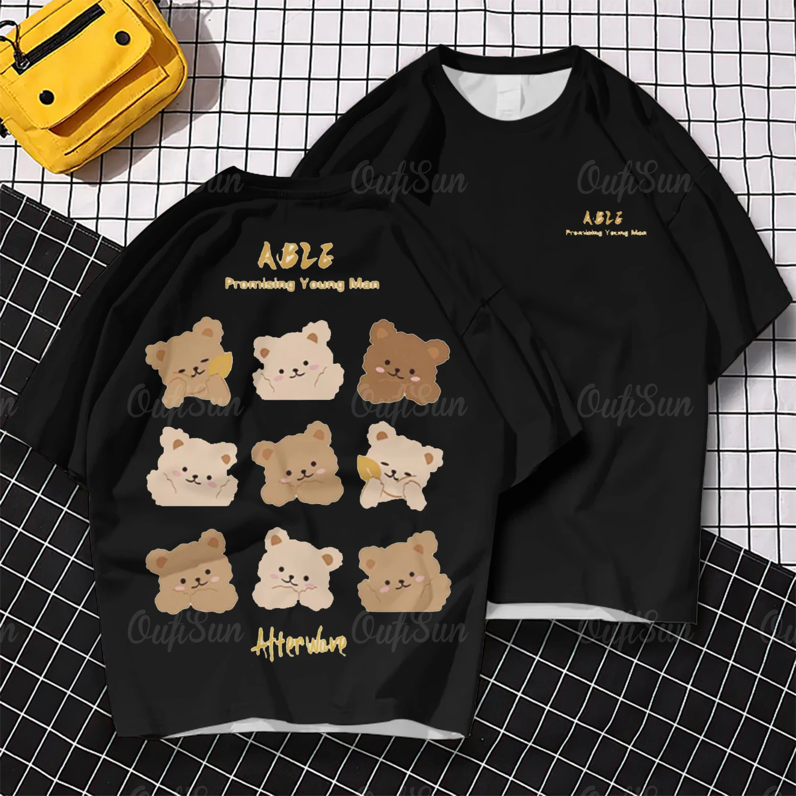 2024 New Men's T-Shirt 3d Animation Animal Print Short Sleeve T-Shirt Fashion Casual Men Clothing Harajuku Loose Oversized Tees