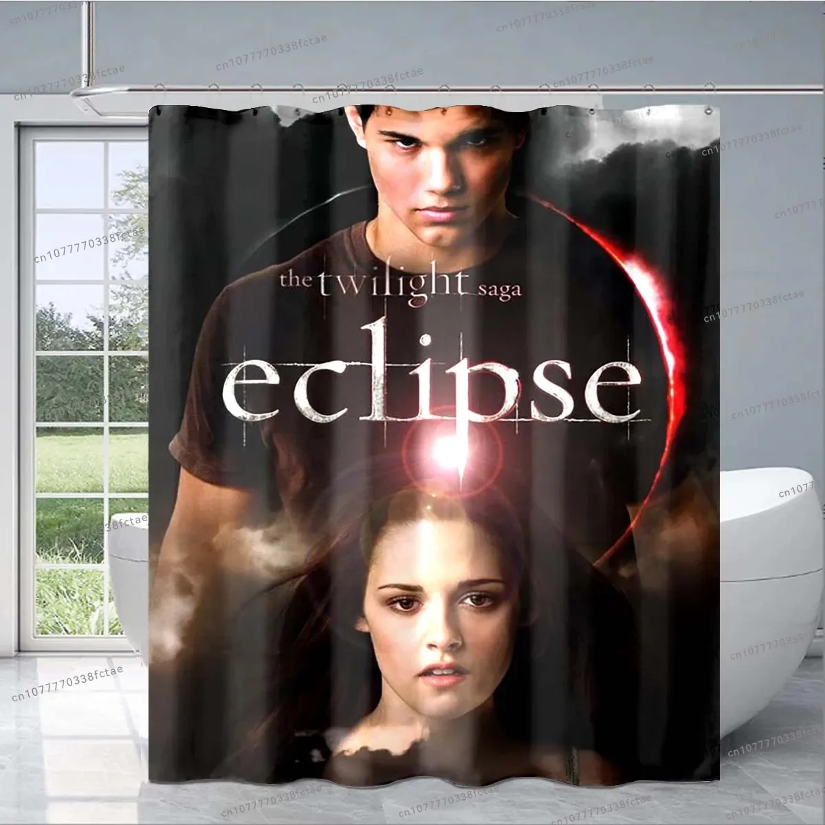 The Twilight Saga Retro Movie Rideau de douche, Design, Collage, Motif, Adulte, HODecoration