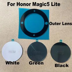 Original New For Huawei Honor Magic5 Lite Back Camera Glass Lens Rear Camera Glass With Adhesive Sticker Glue Magic 5 Lite 5G