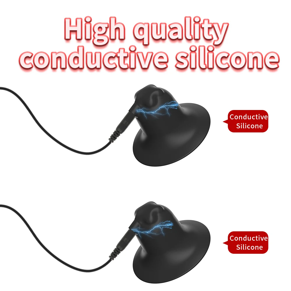 BDSM Electrode Breast Clip Nipple Toy for Women Men Couple Electric Shock Foreplay Flirting Medical Themed Sex Toys for Pleasure view 5