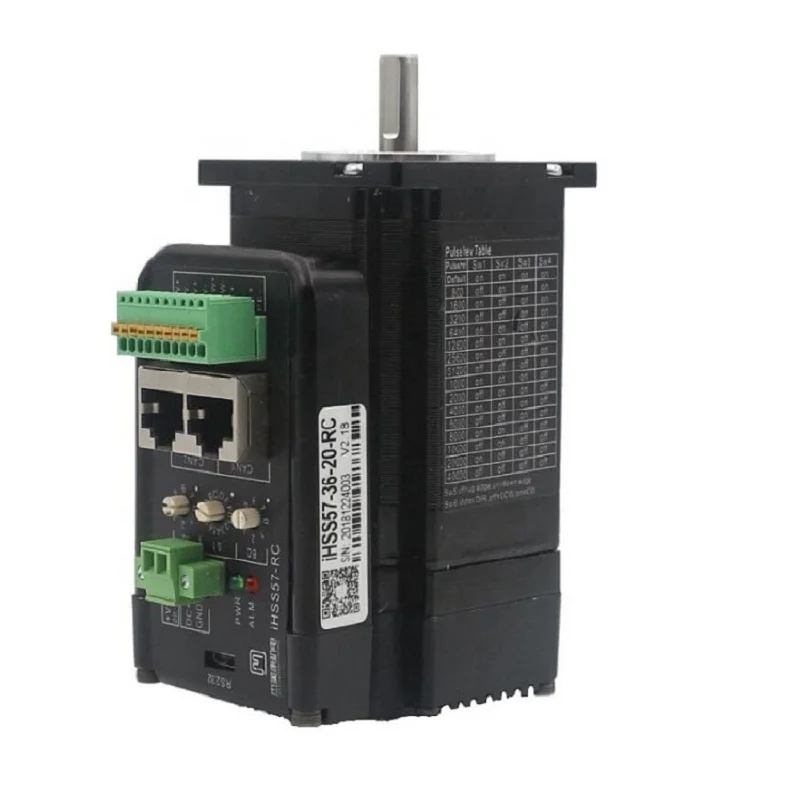 IHSS57-36-20-RC 2Nm Nema23 Rs485/CANopen Closed Loop Stepper Motor With Driver with 1000 Lines Encoder