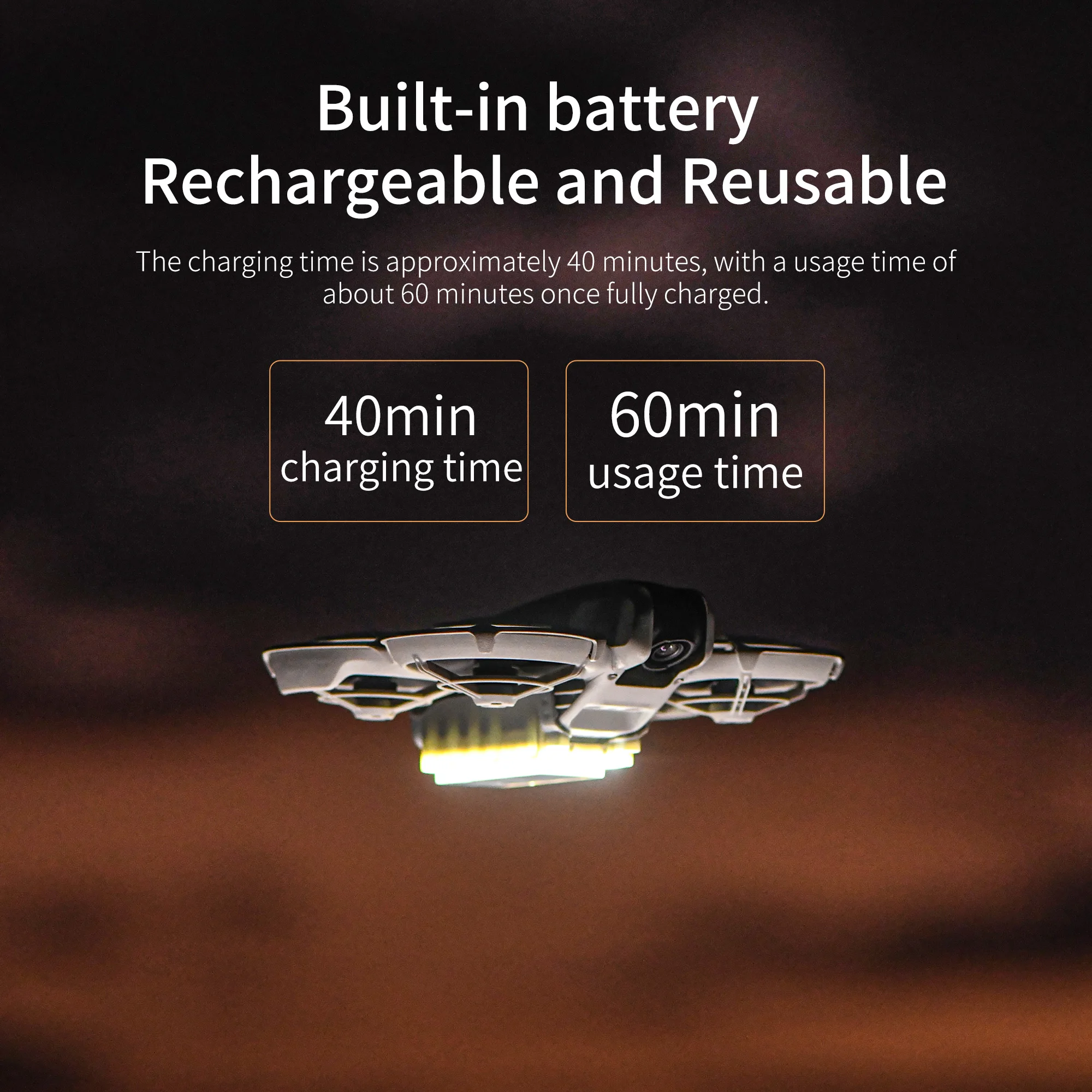 معدات الهبوط مع فلاش LED لملحقات إضاءة الطيران الليلية DJI NEO Drone Extension