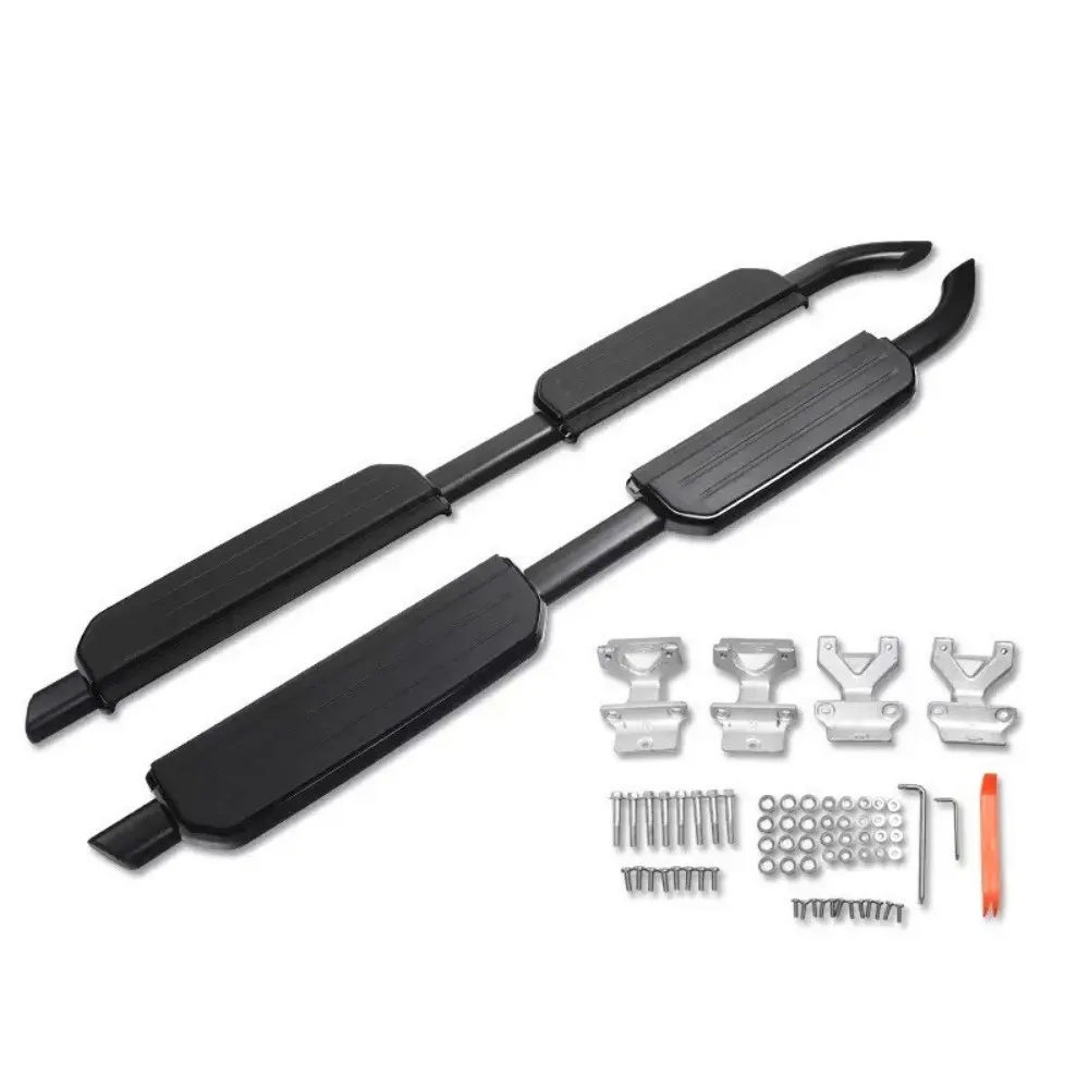 2PCS Running Boards Side Steps Fits Land Rover LR Defender 110 2020-2025 Fixed Pedals Nerf Bars