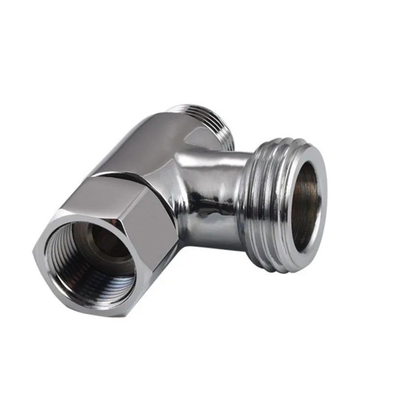 

ABUI-For Kitchen Plumbing Dual Outlet Water Diverter-T-Shape Adapter Valve- 3/8" & 1/2" Fitments