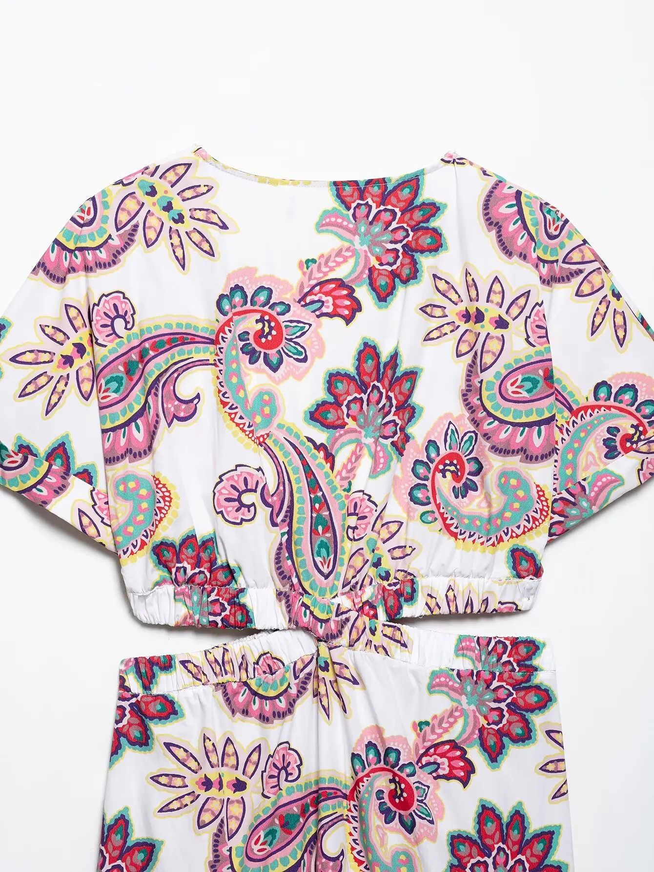 KONDALA, vestido Midi estampado de vacaciones para mujer, vestido largo con huecos cruzados en la cintura, nueva moda de verano 2021, vestido informal bohemio de calle alta