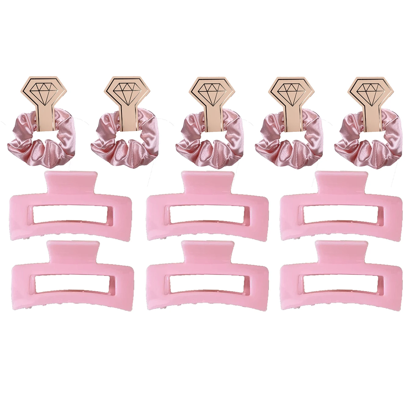 Pink Hair Accessory Combo Set 4
