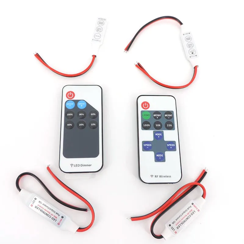 DC 12V RGB Led Strip light 9 11 Keys IR Remote Controller for SMD 3528/5050/5730/5630/LED Strip lights no battery