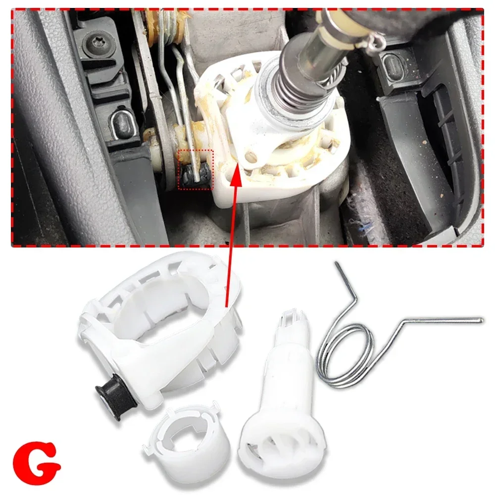 Gearbox Repair Kit For VW Audi Seat Skoda MT Trans Shifter First Gear Getter Reverse Lever Change Selector Linkage Bushes Spring