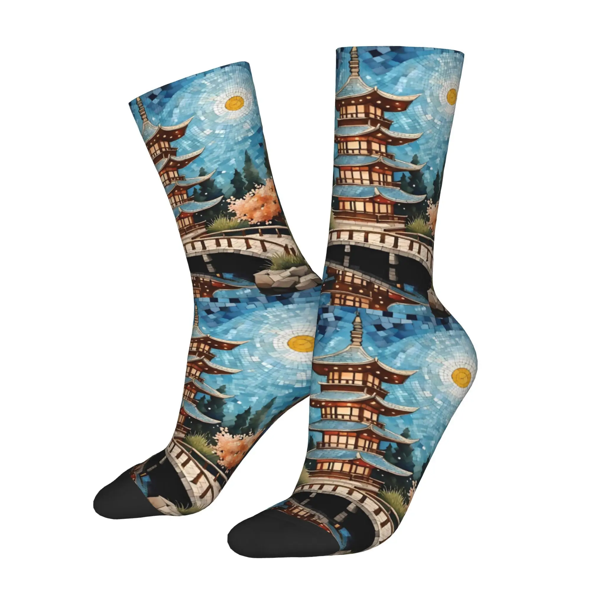 

The Japanese Garden Socks Male Mens Women Summer Stockings Hip Hop
