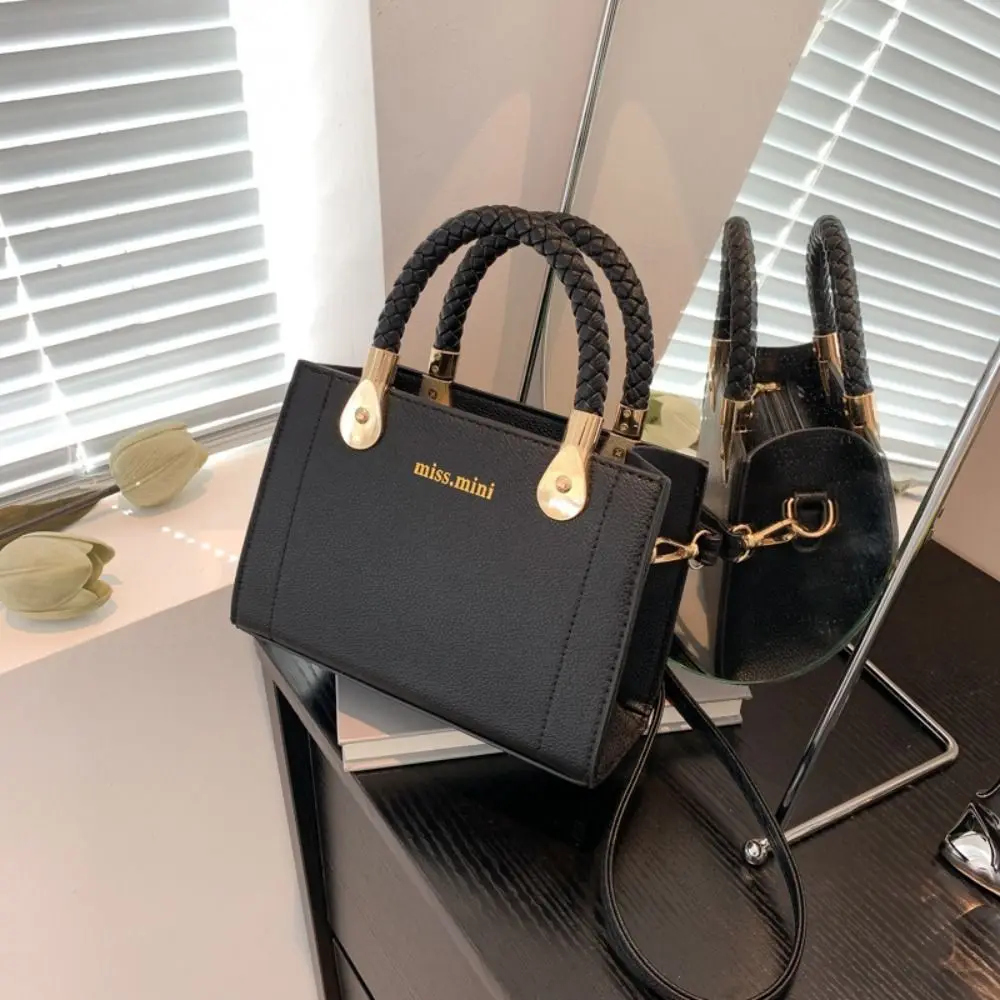 

PU Leather Women Shoulder Bag Korean Style Light Luxury Ladies Mini Crossbody Bag Large Capacity Handbag Small Square Bag Girls