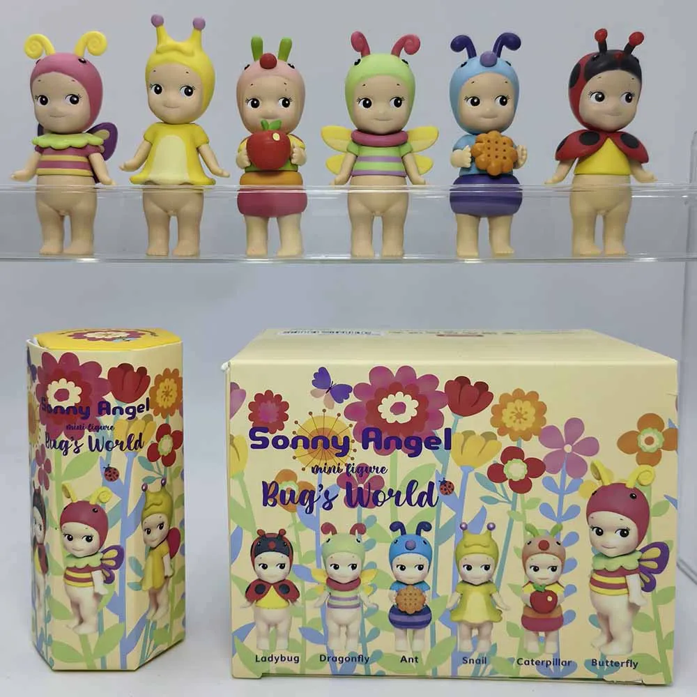 Sonny Angel Blind Box Bug's World Series Mini Anime Figures Ornaments Dolls Fans Children Christmas Birthday Gift