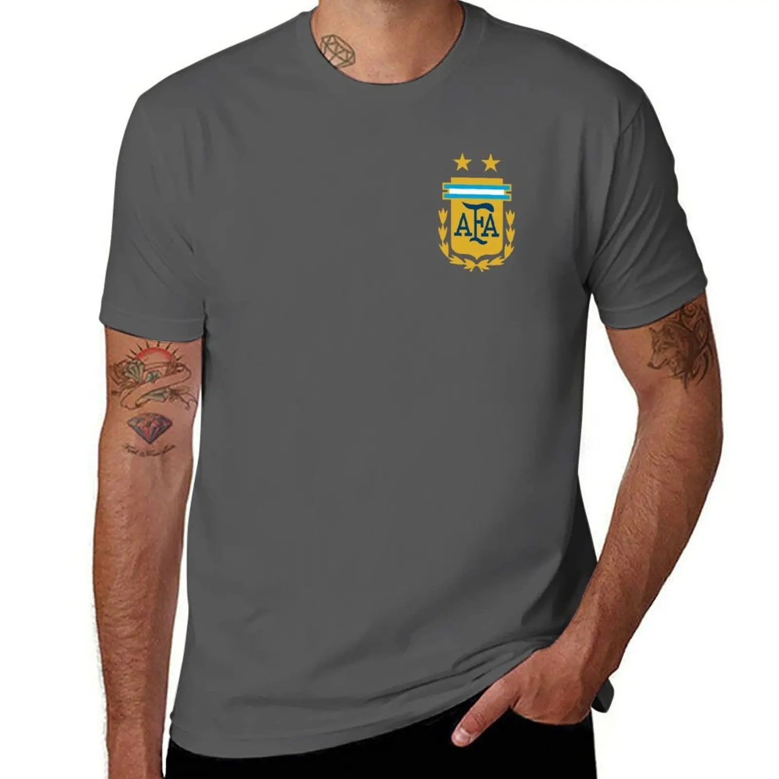 

National Argentina Logo T-Shirt Plus Size Summer Casual T-Shirt