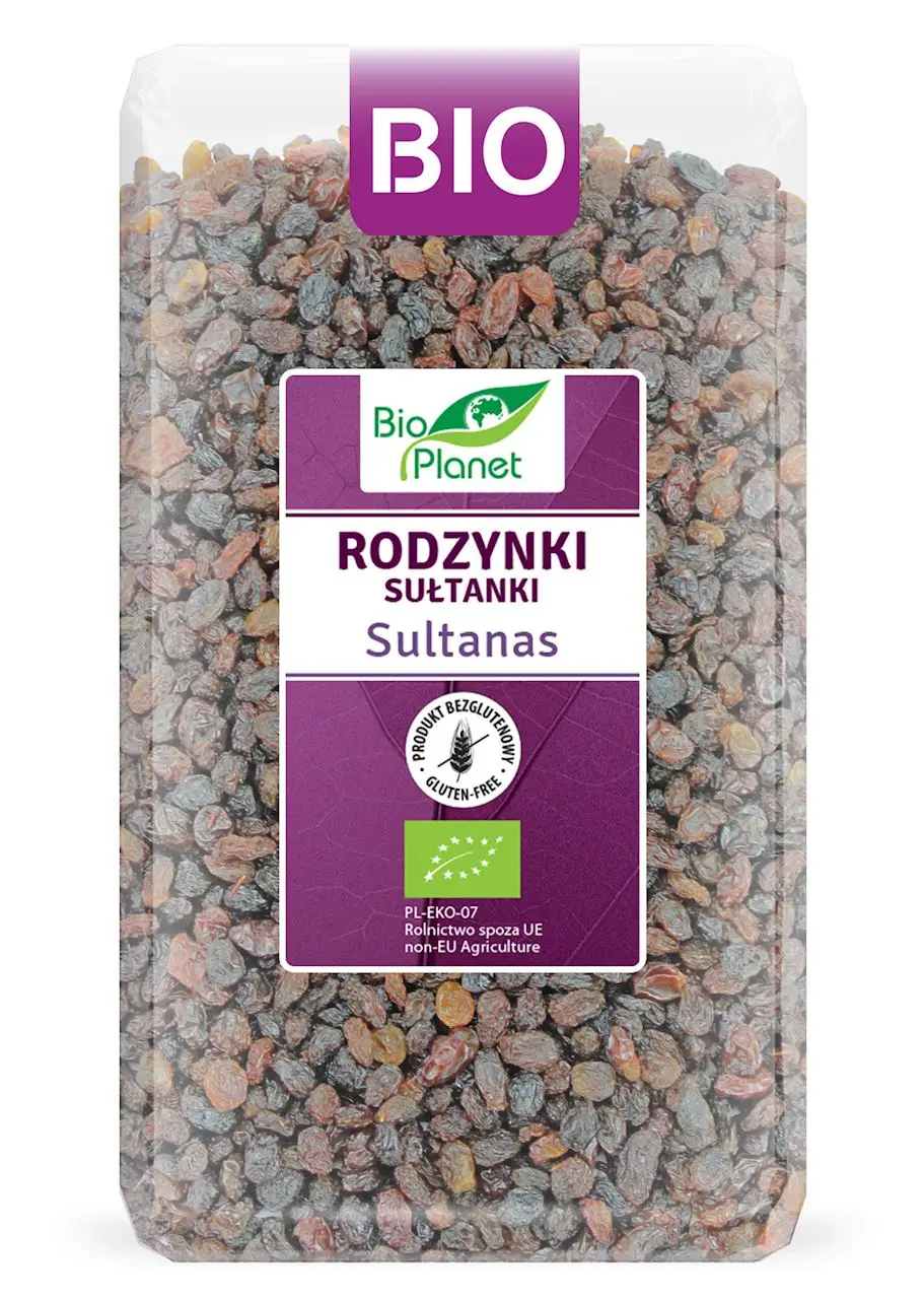 Sultanka Raisins GLUTEN FREE BIO 1 kg - BIO PLANET