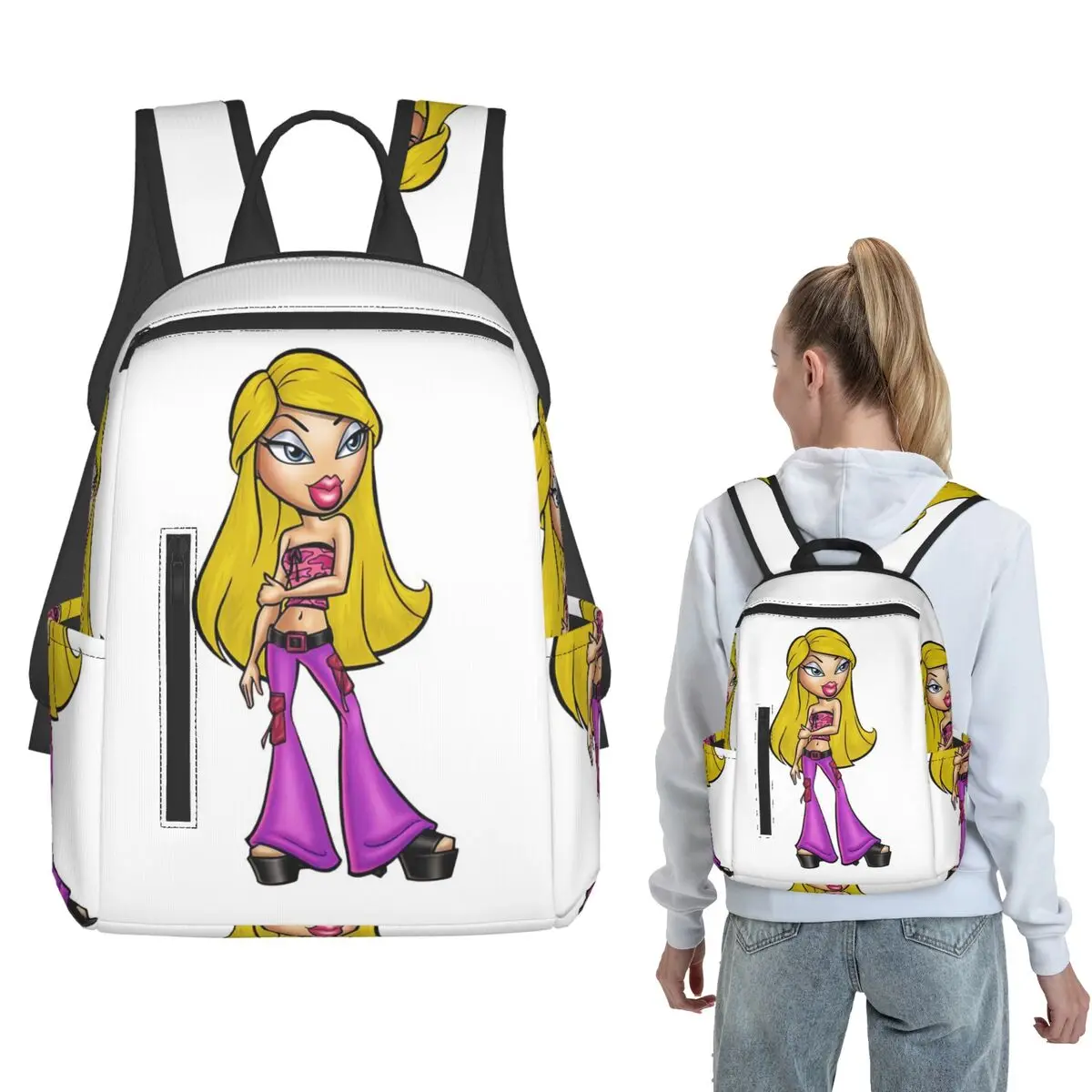 

Bratz Cloe Backpack Daypack Boys Girls BookBag School Bag Shoulder Bags for Men Women