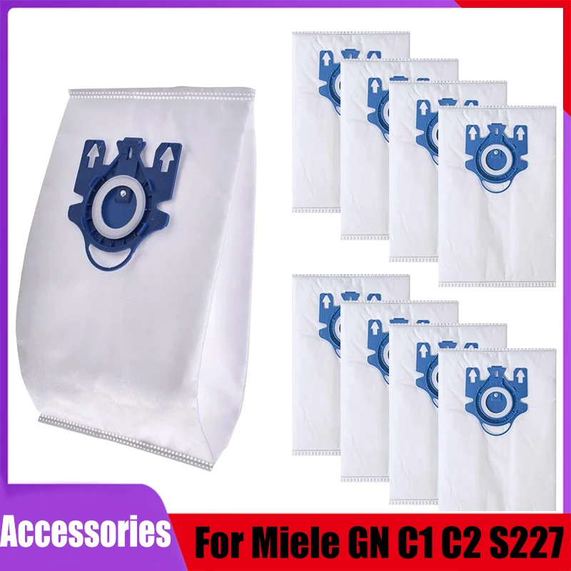 For Miele GN Airclean Classic C1 Complete C1 C2 S227 S240 S270 S400 S2 S5 S8 Series Vacuum Cleaner 3D Efficiency Dust Bags