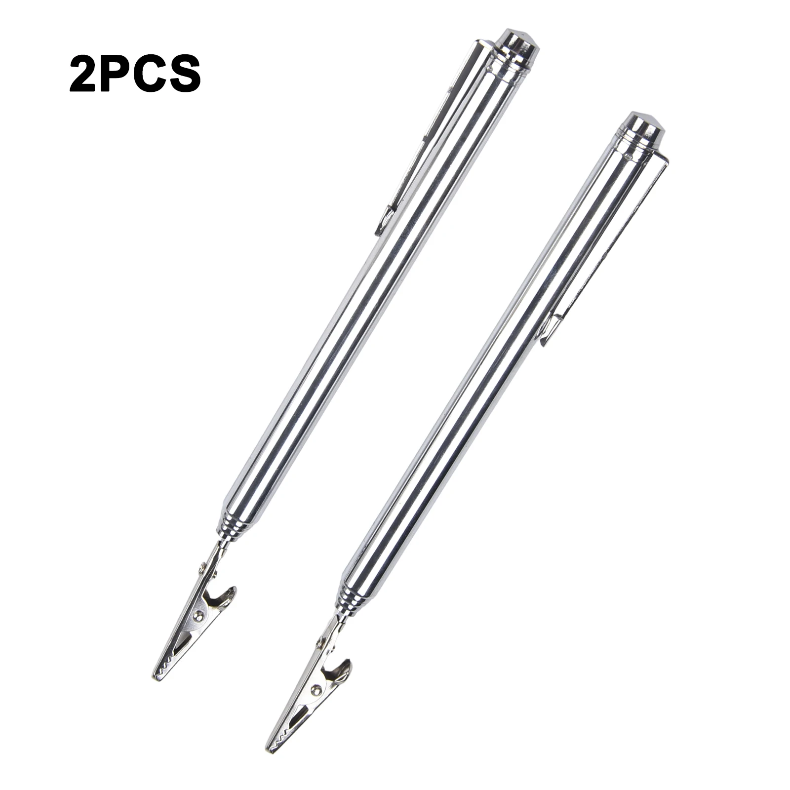 2pcs Telescopic Clips Bracelet Fastening Helper Tools With Pen Clip Test Measurement Inspection Accessories