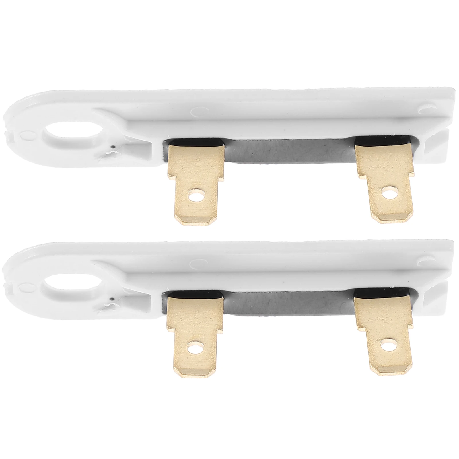 

2Pcs Thermal Fuse 3392519 for Dryer Washing Machine Part Long White Temperature Control Safety Copper Replacement