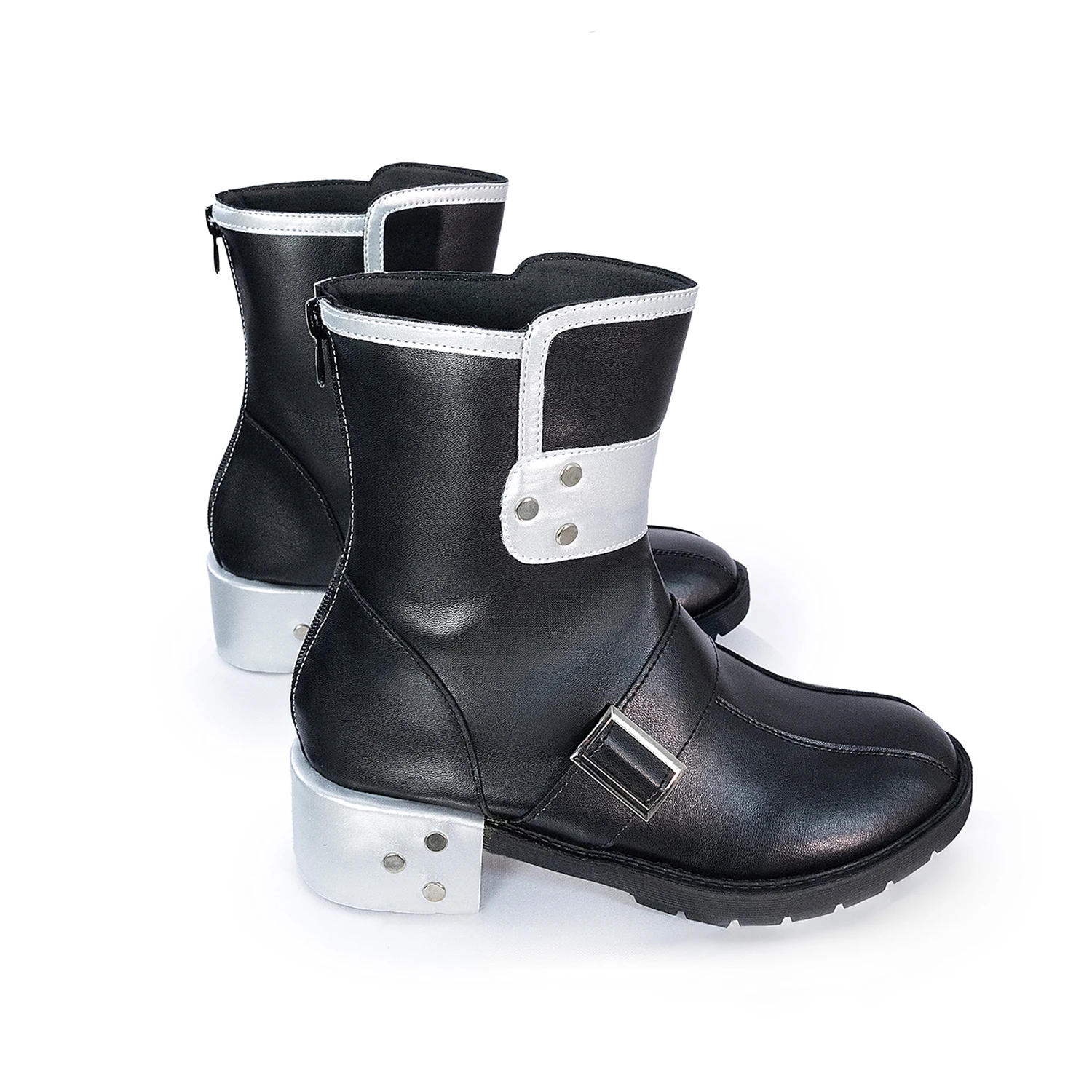 Kirito Cosplay Schoenen Anime Sword Art Online Kirigaya Kazuto Rollenspel Zwarte Kunstleren Laarzen Voor Mannen