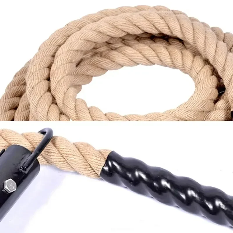 

Arm Strength Hemp Fiber Climbing Rope Stable For Battle Rope Training And Fitness Exercise