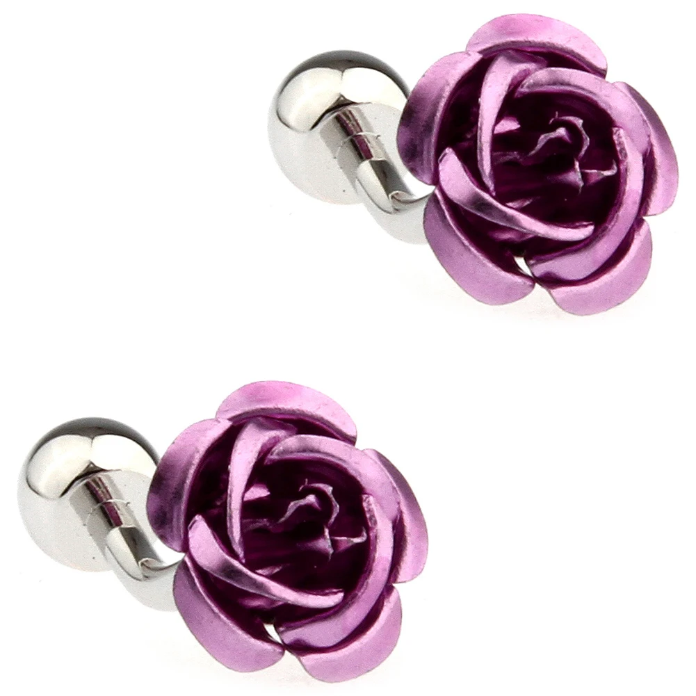 29 Styles Rose Butterfly Dog Cufflinks Men Guitar Drum Elephant Cuff Links 1 Pair