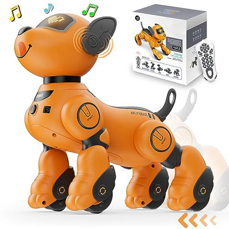 

Robot Dog Toy For Kids, Voice & 2.4Ghz Remote Control Robot Pet With Interactive Touch Sensors, Robotic Puppy