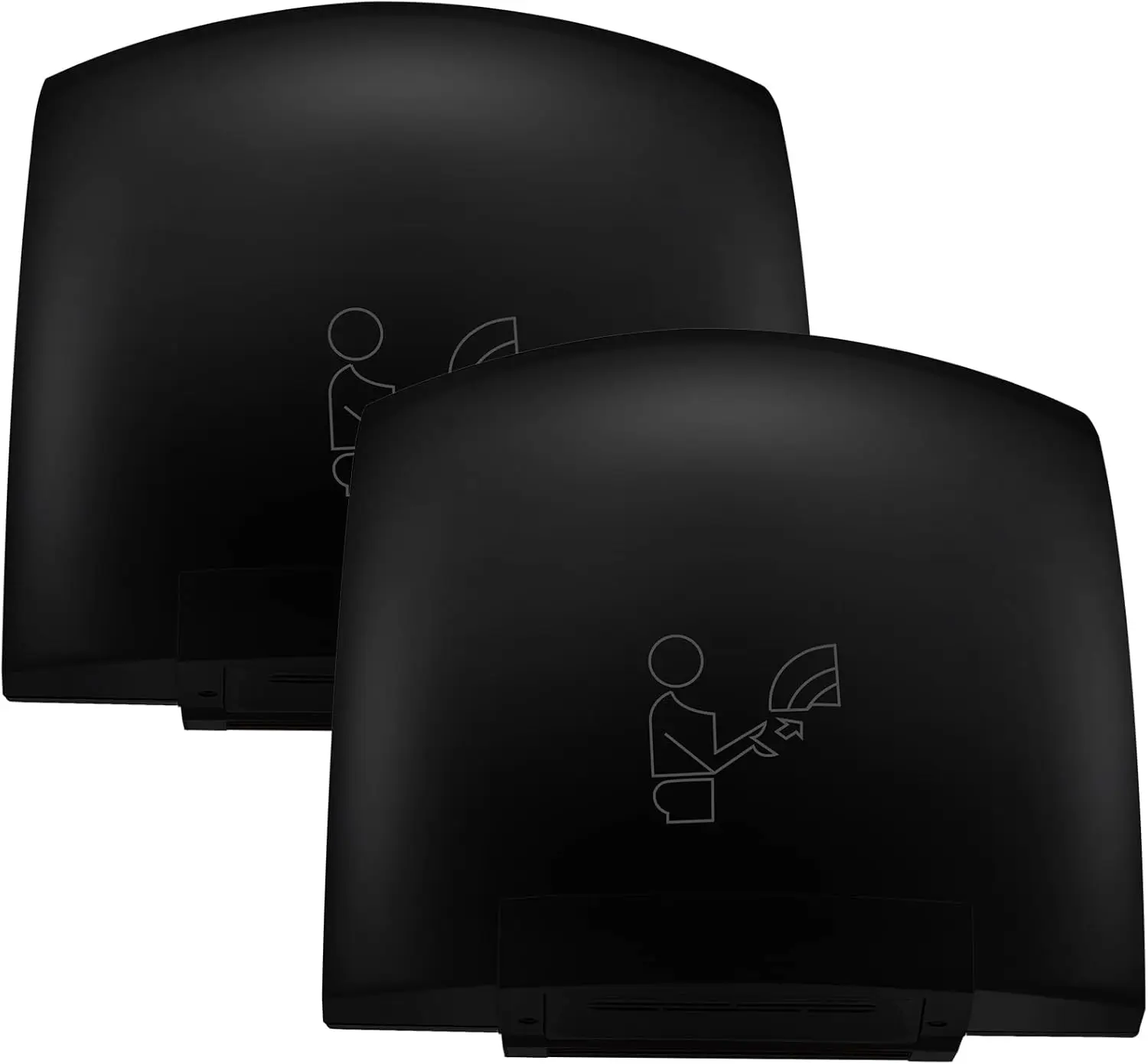

2 Pack Electric Hand Dryer 110V 1200W Commercial Compact Automatic Wall Mounted for Restroom Office Home