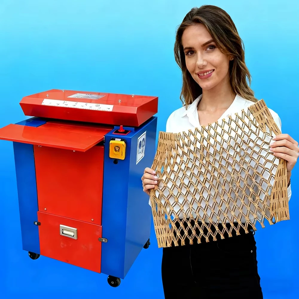 425mm Industrial Desktop Cardboard Shredder Cutter Small Size Carton Box Waste Paper Expanding Kraft Pad Cutting Machine
