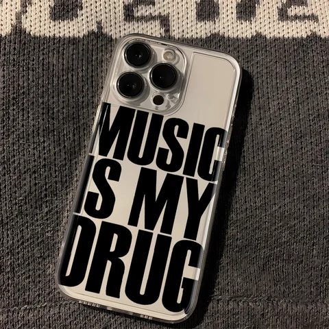 music is my drug iphone 13 -   | AliExpress
