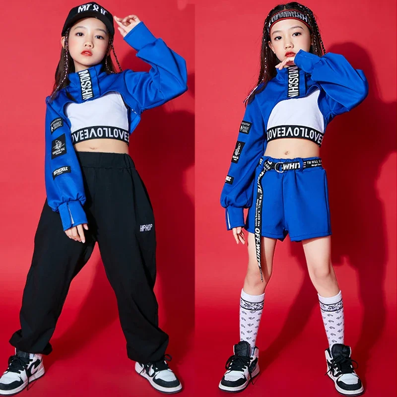 

Одежда для выступления на сцене Kpop одежда для подиума детская одежда в стиле хип-хоп одежда для джаза детская одежда танцевальный костюм для девочек